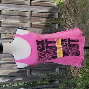 Pink tank top size Medium